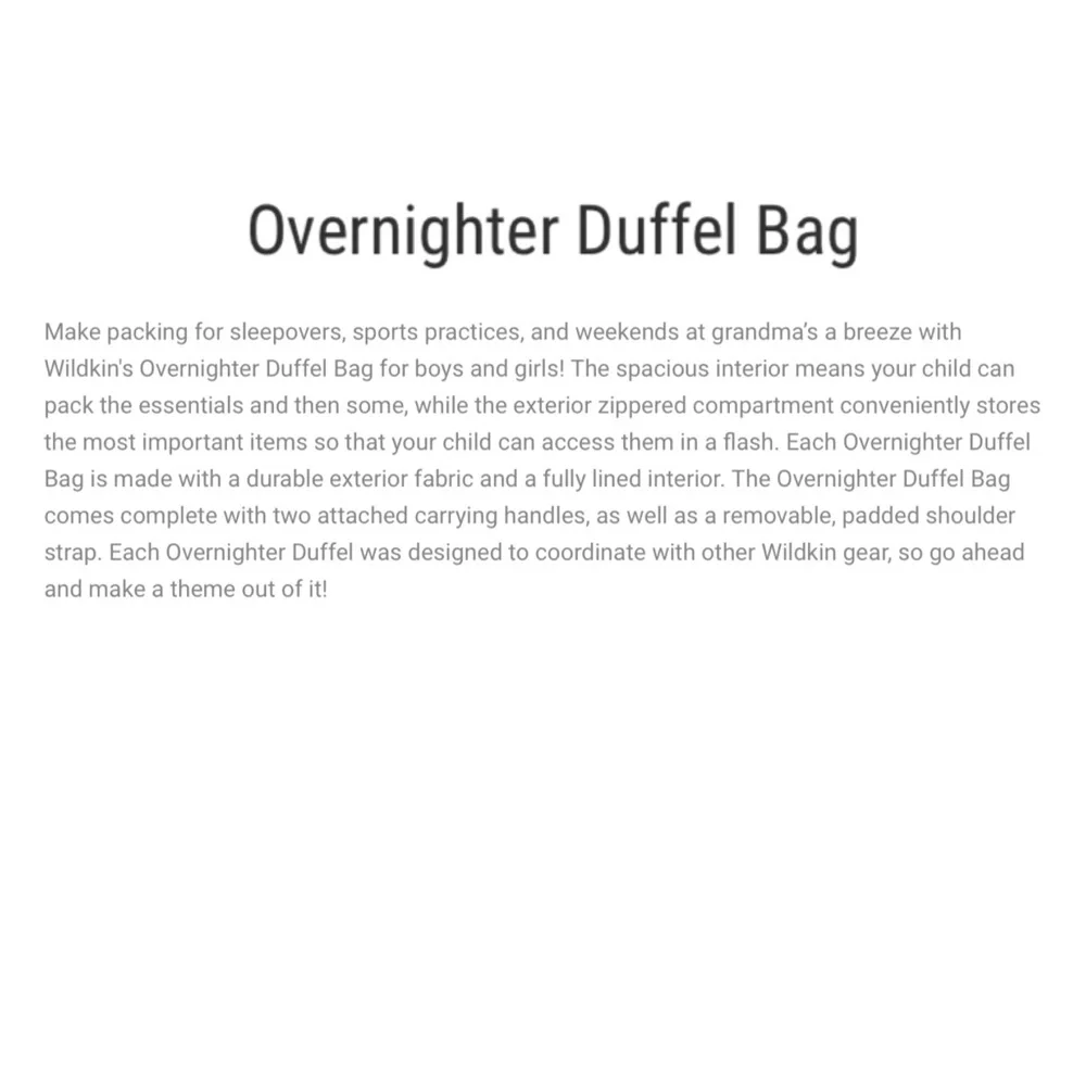 Wildkin Overnight Duffel Bag- Cowboy Bucking Bronco
